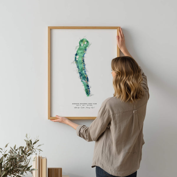 Augusta National Golf Club – Custom Print of Hole 18