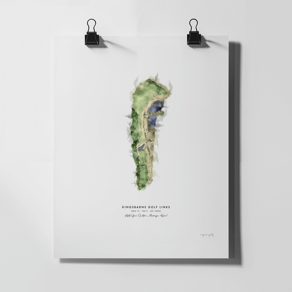 Kingsbarns Golf Gift - Print of Hole 15