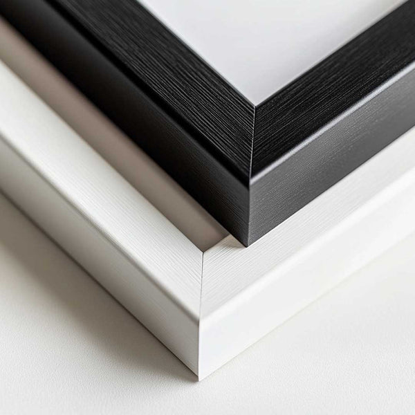 Mymo Golf Art Black and White Frame Options.