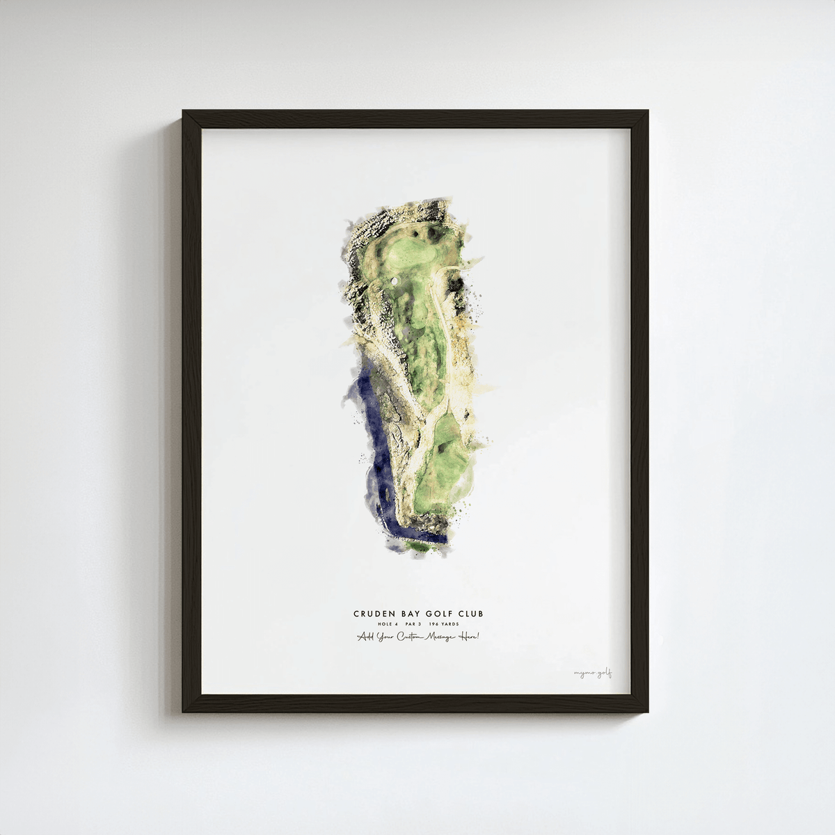 Cruden Bay Golf Gift - Print of Hole 4 Championship Course – Mymo Golf