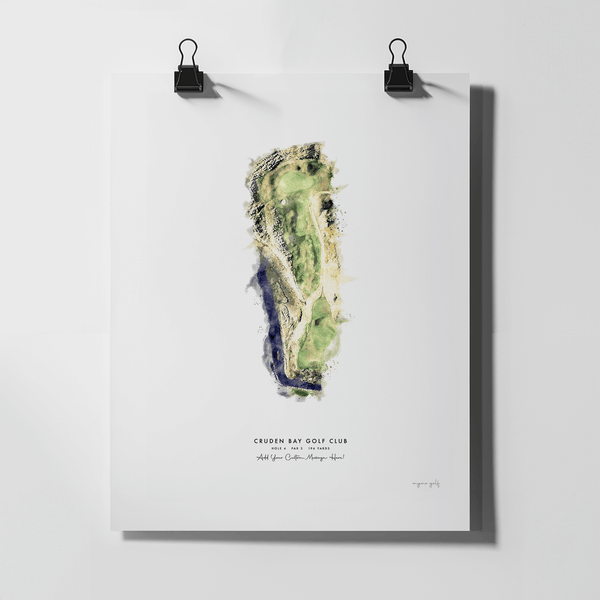 Cruden Bay Golf Gift - Print of Hole 4 Championship Course
