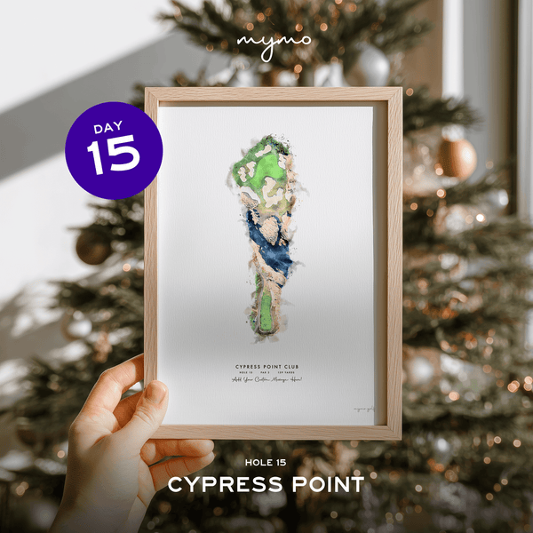 Cypress Point Club Golf Gift - Print of Hole 15