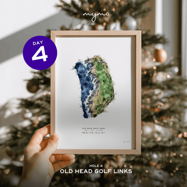 Old Head Golf Links Golf Gift - Print of Hole 4