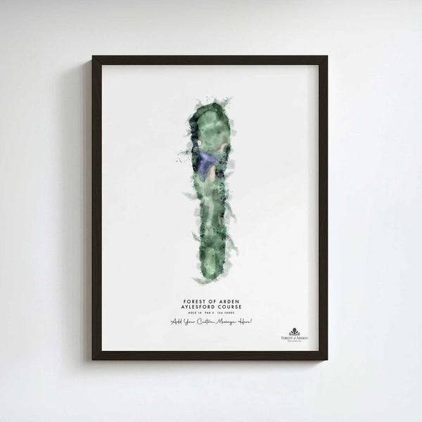 Forest of Arden - Personalised Print of Hole 10 (Aylesford Course)
