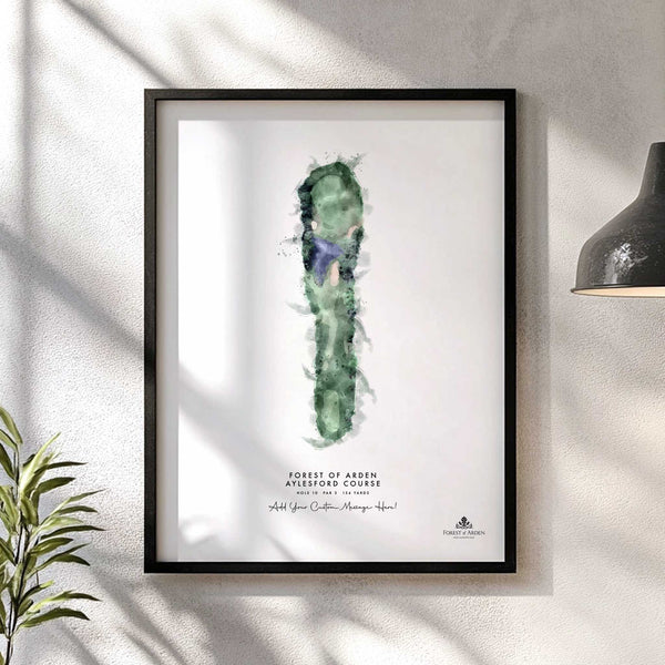Forest of Arden - Personalised Print of Hole 10 (Aylesford Course)