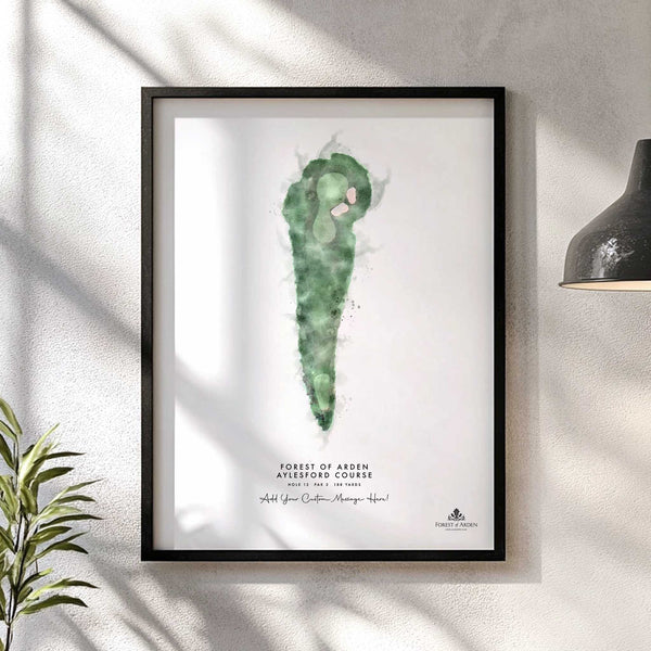 Forest of Arden – Personalised Print of Hole 12 (Aylesford Course)