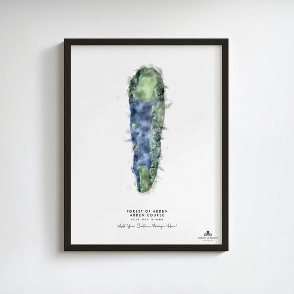 Forest of Arden – Personalised Print of Hole 8 (Arden Course)