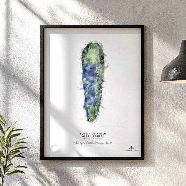 Forest of Arden – Personalised Print of Hole 8 (Arden Course)
