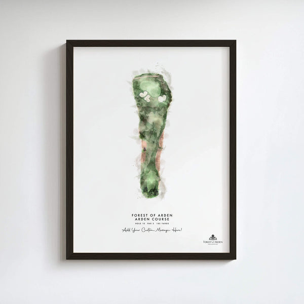 Forest of Arden – Personalised Print of Hole 15 (Arden Course)
