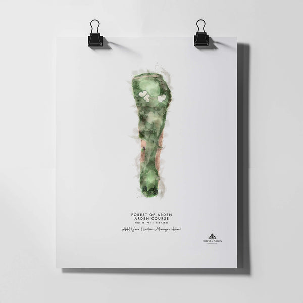 Forest of Arden – Personalised Print of Hole 15 (Arden Course)