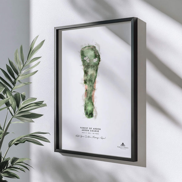 Forest of Arden – Personalised Print of Hole 15 (Arden Course)