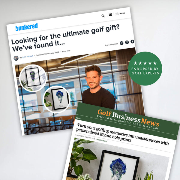 Royal Portrush Golf Gift - Print of Hole 5, Dunluce Course