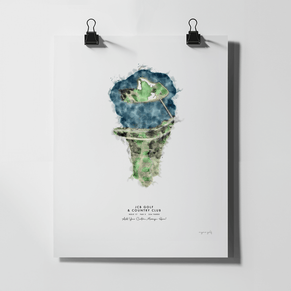 JCB Golf Gift - Print of Hole 17 at JCB Golf & Country Club