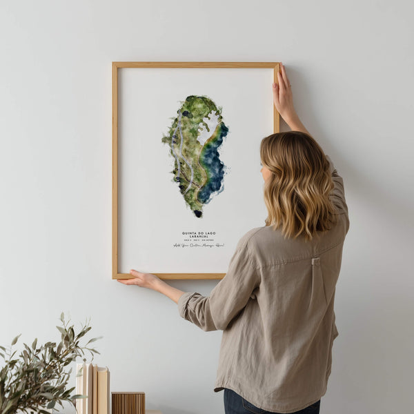 Laranjal Golf Gift - Print of Hole 2