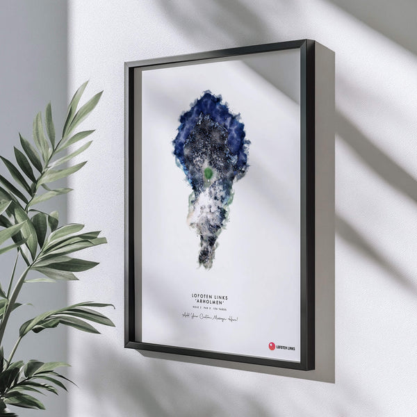 Lofoten Links – Personalised Print of Hole 2, Arholmen