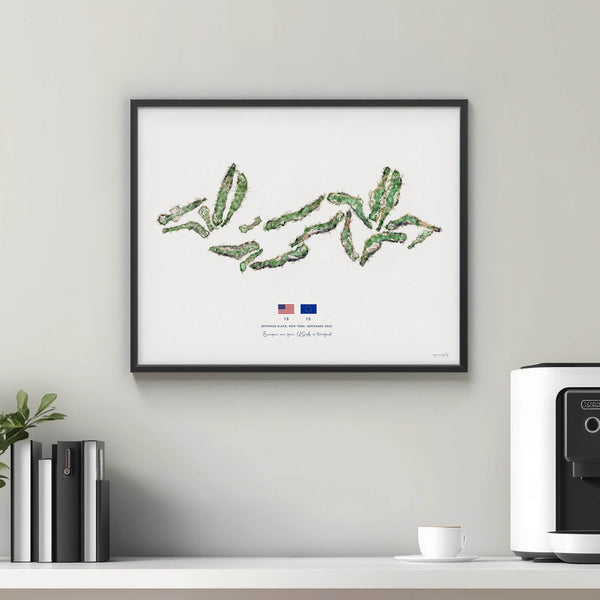 Bethpage Black, Ryder Cup 2025 Gift – Custom Art Print Celebrating Europe’s Victory