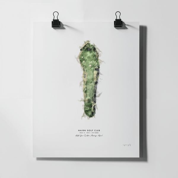 Nairn Golf Gift - Print of Hole 14 'Kopjes'