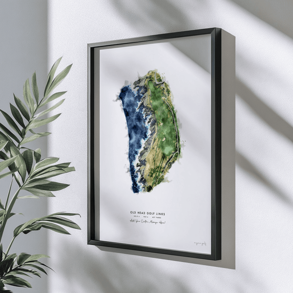 Old Head Golf Links Golf Gift - Print of Hole 4
