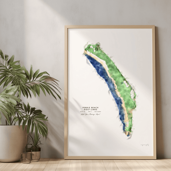 Pebble Beach 18th Hole Artwork – Iconic 18th Hole Print