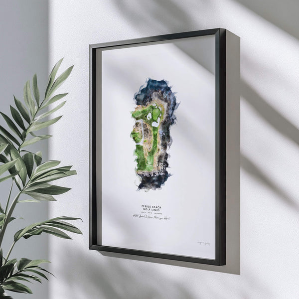 Pebble Beach 7th Hole Artwork – Iconic Par-3 Print