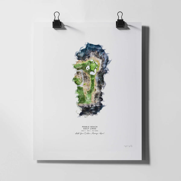 Pebble Beach 7th Hole Artwork – Iconic Par-3 Print