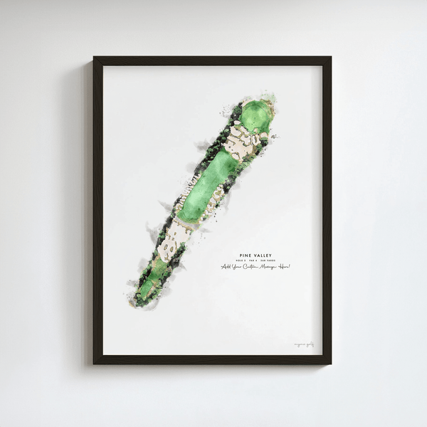 Pine Valley Golf Gift - Print of Hole 2