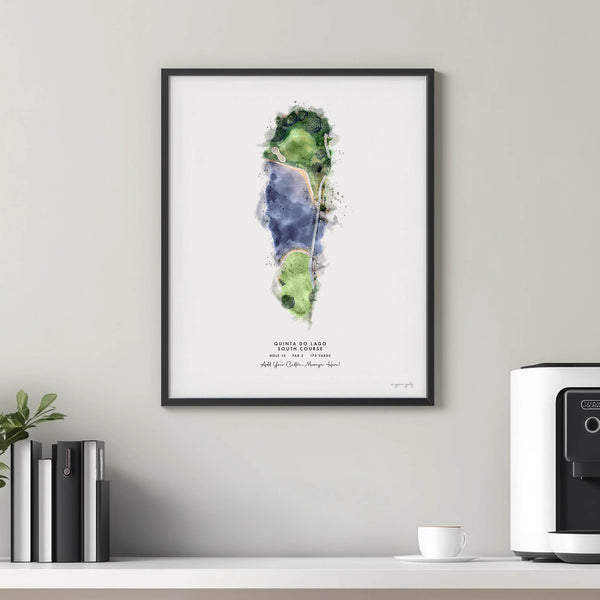 Quinta Do Lago Golf Gift - Print of Hole 15, South Course
