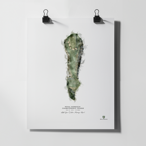 Royal Dornoch - Print of Hole 10 (Championship Course)