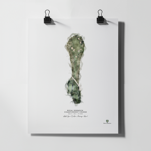 Royal Dornoch - Print of Hole 13 (Championship Course)