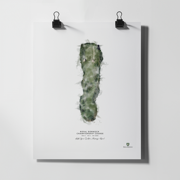 Royal Dornoch - Print of Hole 2 (Championship Course)