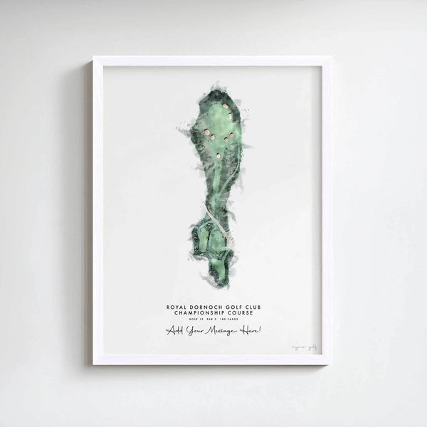 Royal Dornoch - Print of Hole 13