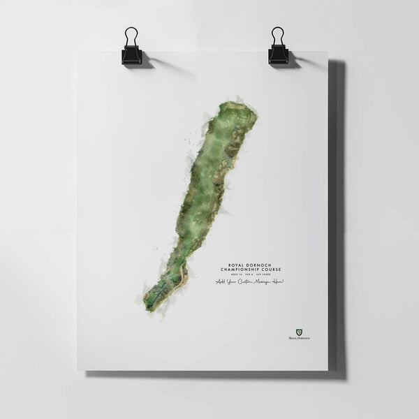 Royal Dornoch - Print of Hole 14 'Foxy' (Championship Course)
