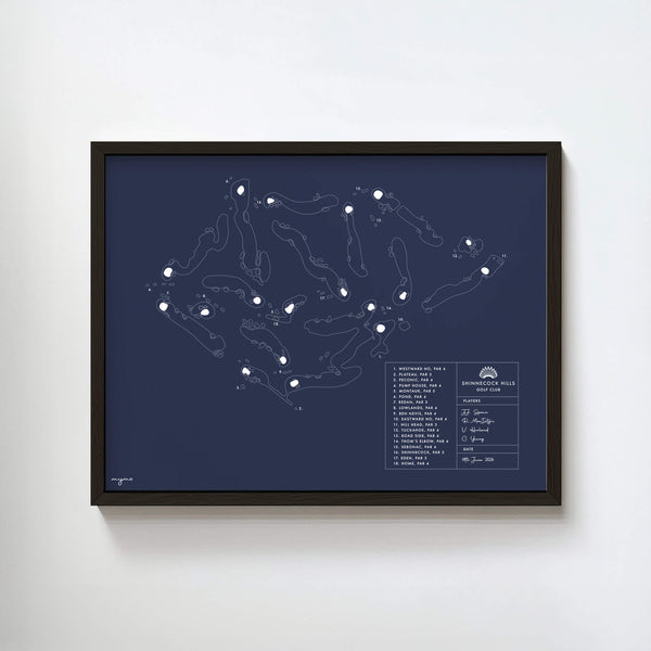 Shinnecock Hills Golf Gift – Personalised Golf Art