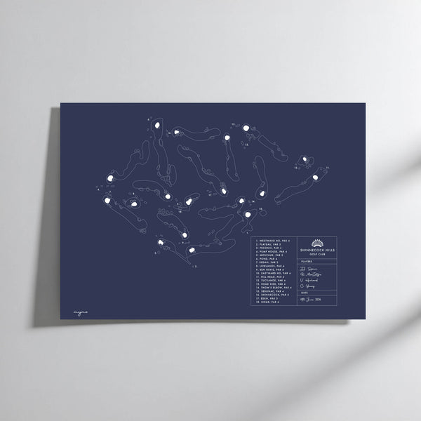 Shinnecock Hills Golf Gift – Personalised Golf Art