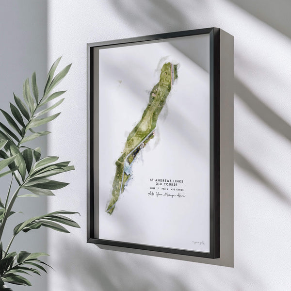 St. Andrews – Print of The Old Course, Hole 17