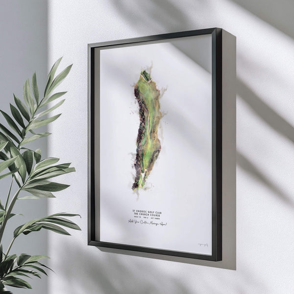 St Enodoc Golf Gift - Print of Hole 10, Church Course