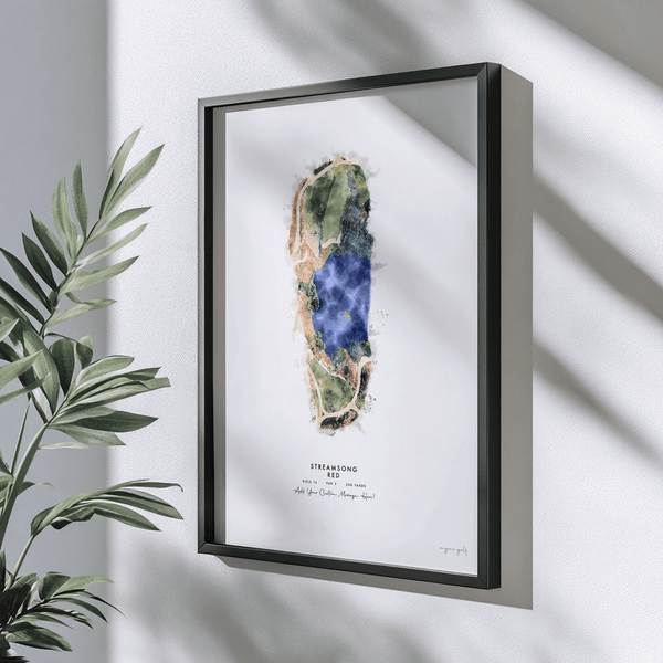Streamsong Golf Gift - Print of Hole 16, Red Course