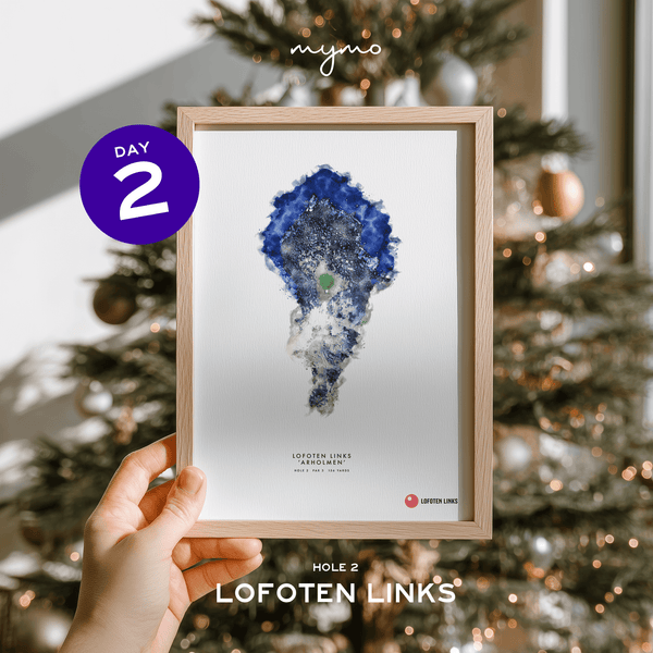 Lofoten Links – Personalised Print of Hole 2, Arholmen