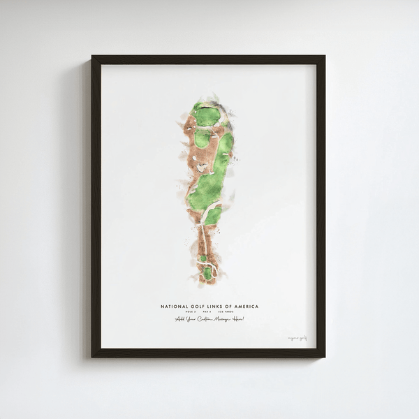 National Golf Links of America Golf Gift - Print of Hole 3 “Alps”