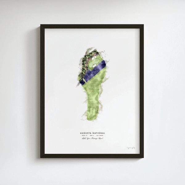 Augusta National Golf Club – Print of Hole 12 'Golden Bell'