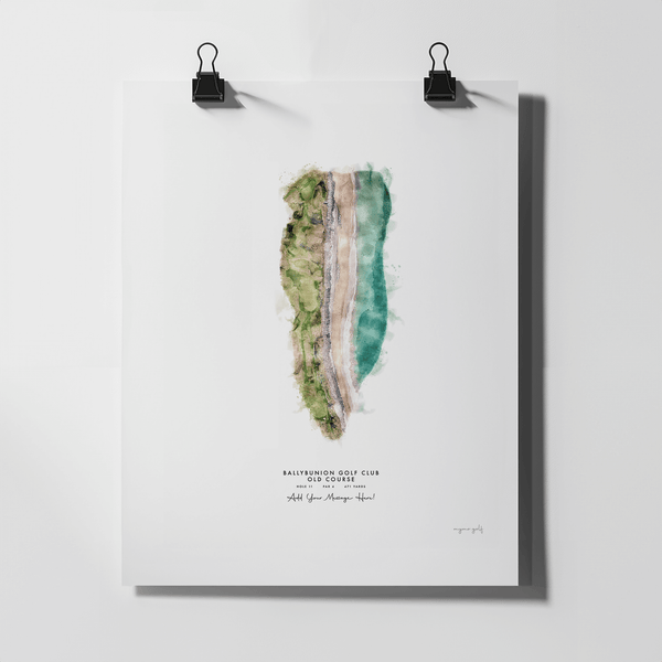 Ballybunion Golf Gift - Print of Hole 11, Old Course
