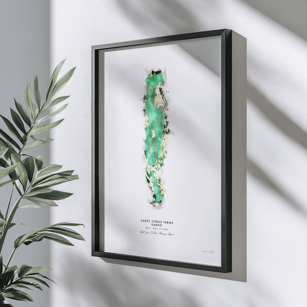 Citrus Farms Golf Gift - Print of Hole 1, Karoo
