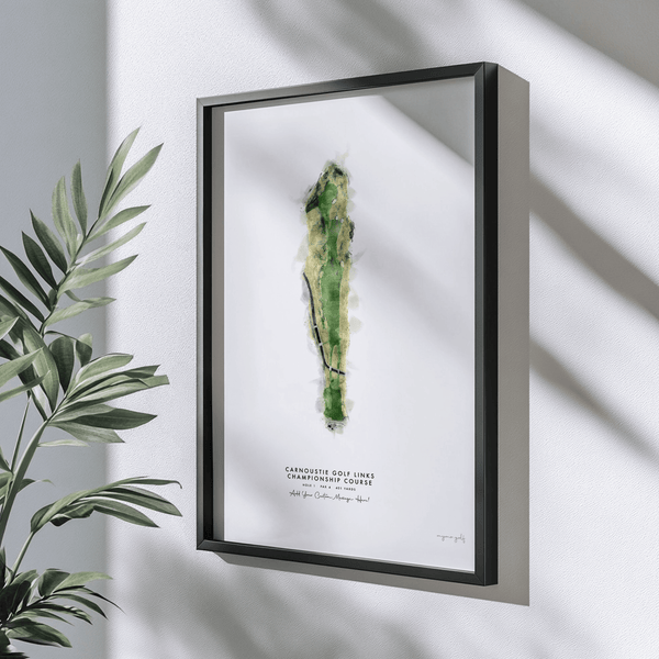 Carnoustie Golf Gift - Print of Hole 1 'Cup'