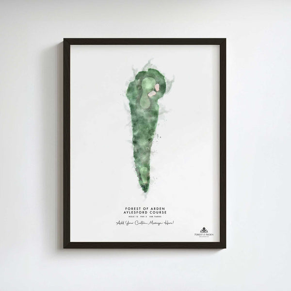 Forest of Arden Golf Gift – Personalised Print of Hole 12 (Aylesford Course)