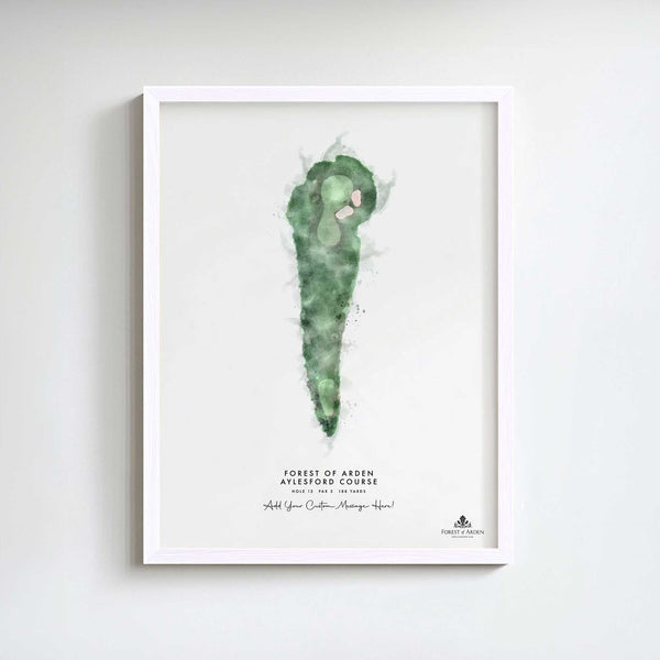 Forest of Arden Golf Gift – Personalised Print of Hole 12 (Aylesford Course)