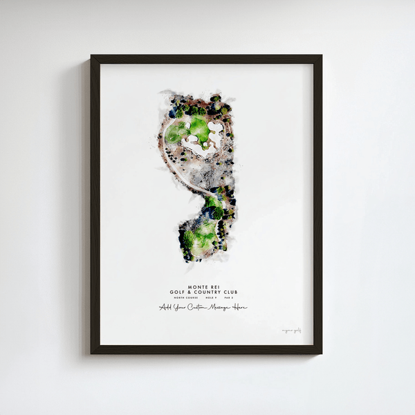Monte Rei Golf Gift - Print of Hole 9