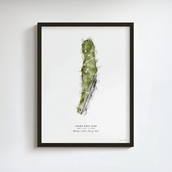 Nairn Golf Gift - Print of Hole 3 'Nest'