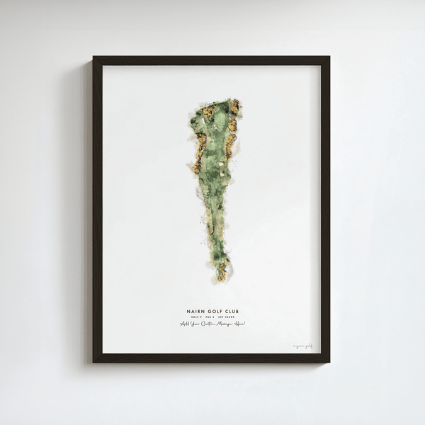 Nairn Golf Gift - Print of Hole 9 'Ice House'