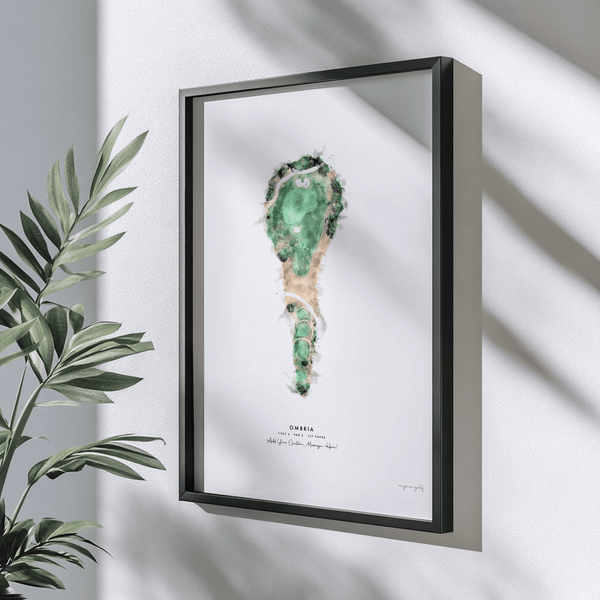 Ombria Golf Gift - Print of Hole 4