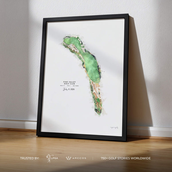 Pine Valley Golf Gift | Custom Hole 13 Print — Mymo